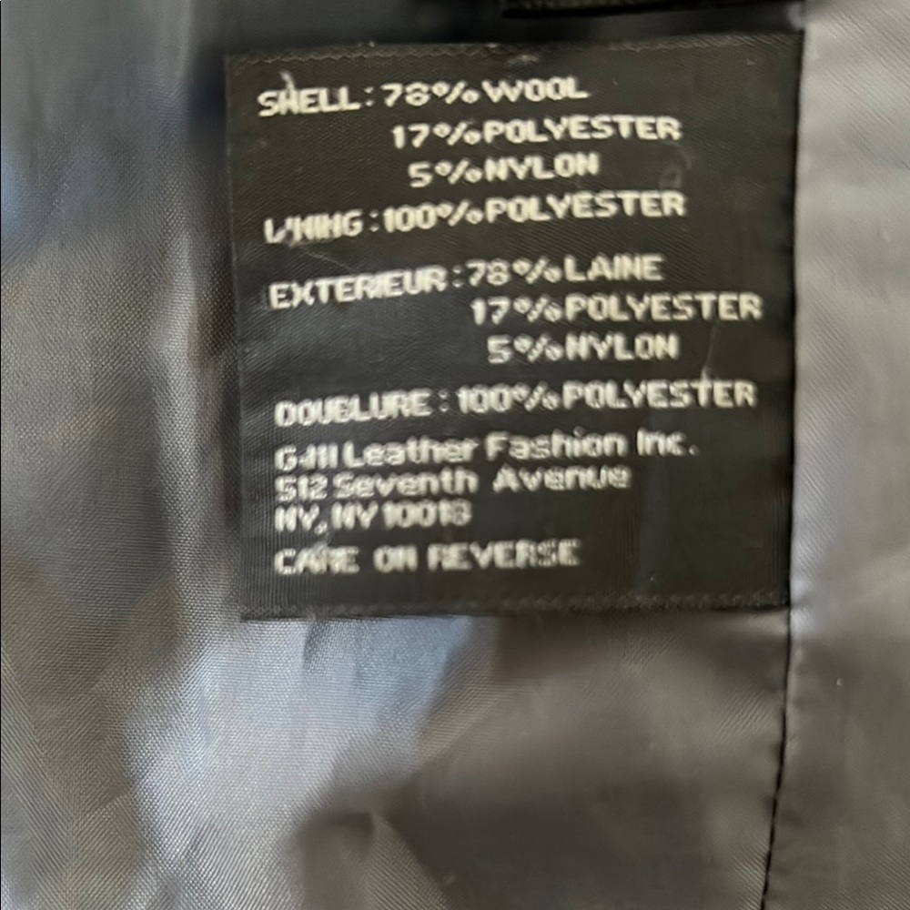 Reaction Kenneth Cole Black Hooded Peacoat - Picture 5 of 6